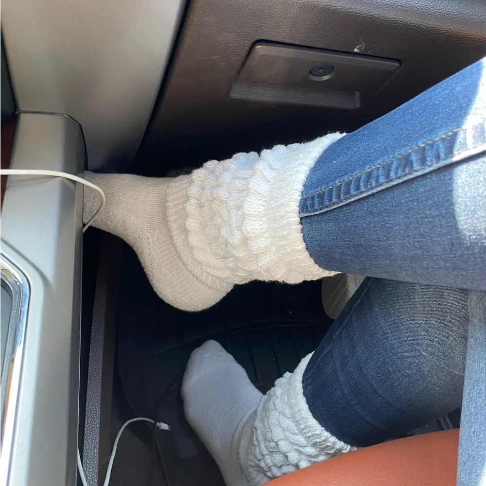 2 Pair of slouch Socks Scrunch socks! Original Retro Heavy Slouchy Socks - Picture 15 of 16